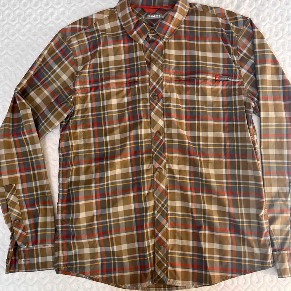Simms Bugstopper Guide Shirt - Men’s Medium - Like New
